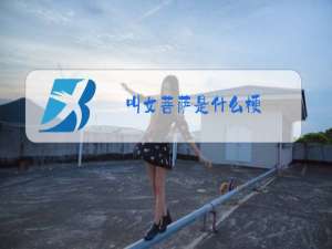 叫女菩萨是什么梗