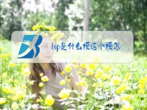 lsp是什么梗这个梗怎么来的