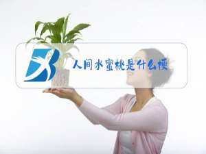 人间水蜜桃是什么梗