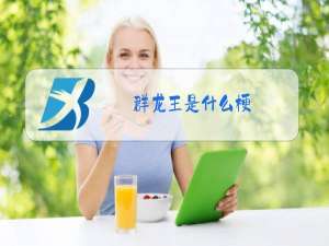 群龙王是什么梗