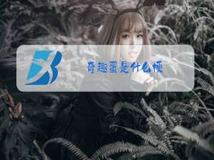奇趣蛋是什么梗