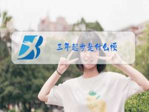 三年起步是什么梗