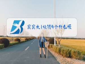 窝窝头1块钱4个什么梗
