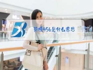 新梗456是什么意思