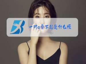 一对a要不起是什么梗