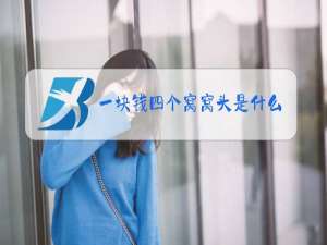 一块钱四个窝窝头是什么梗