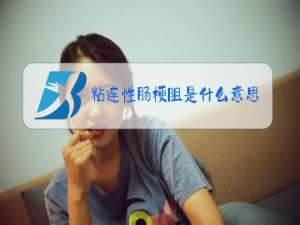粘连性肠梗阻是什么意思