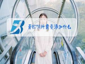 青贮饲料需要添加什么