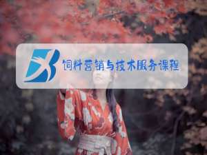 饲料营销与技术服务课程论文