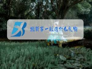 搬新家一般送什么礼物