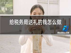 给税务局送礼的钱怎么做外账