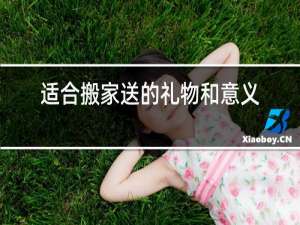 适合搬家送的礼物和意义
