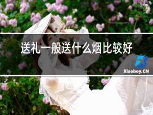 送礼一般送什么烟比较好