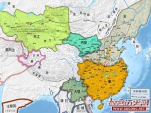 南宋地图，南宋时期全图