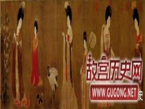 周昉《簪花仕女图》欣赏