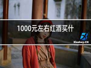 1000元左右红酒买什么牌子