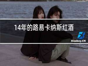14年的路易卡纳斯红酒