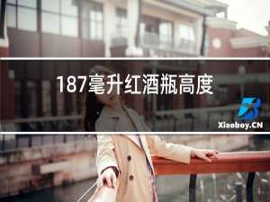 187毫升红酒瓶高度