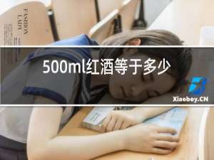 500ml红酒等于多少斤