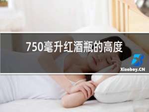 750毫升红酒瓶的高度