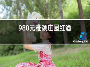 980元雅颂庄园红酒