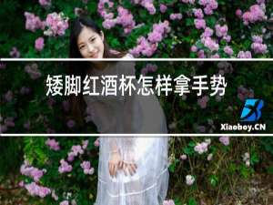 矮脚红酒杯怎样拿手势