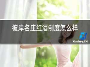 彼岸名庄红酒制度怎么样