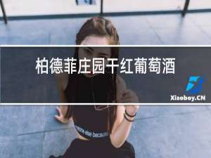 柏德菲庄园干红葡萄酒