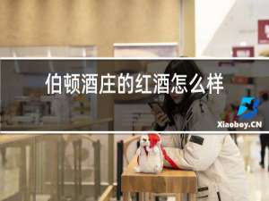 伯顿酒庄的红酒怎么样