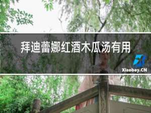 拜迪蕾娜红酒木瓜汤有用吗