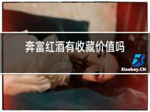 奔富红酒有收藏价值吗