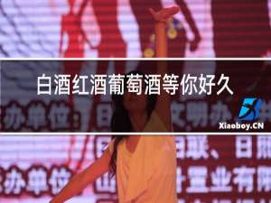 白酒红酒葡萄酒等你好久下一句