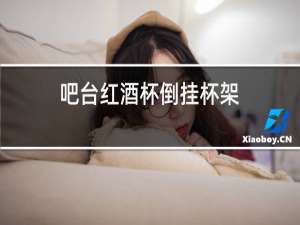 吧台红酒杯倒挂杯架