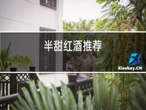 半甜红酒推荐