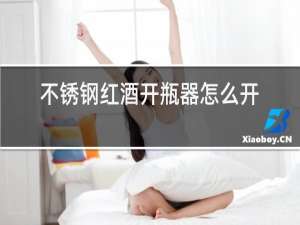 不锈钢红酒开瓶器怎么开