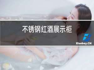 不锈钢红酒展示柜
