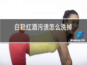 白鞋红酒污渍怎么洗掉