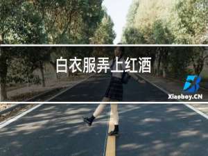 白衣服弄上红酒