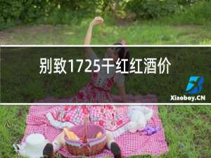 别致1725干红红酒价格