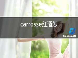 carrosse红酒怎么样