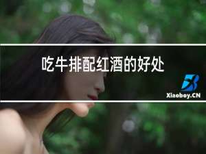 吃牛排配红酒的好处