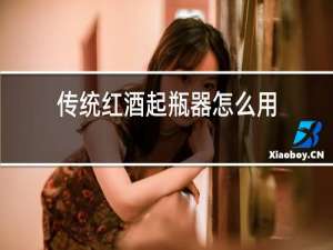 传统红酒起瓶器怎么用