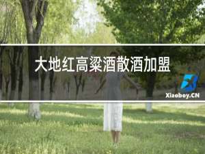 大地红高粱酒散酒加盟