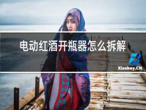 电动红酒开瓶器怎么拆解