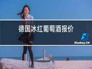 德国冰红葡萄酒报价
