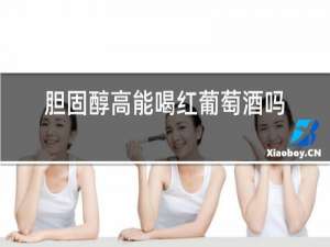 胆固醇高能喝红葡萄酒吗