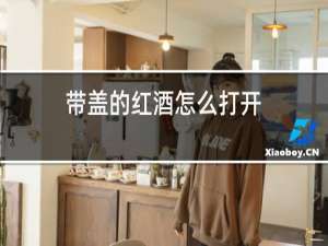 带盖的红酒怎么打开