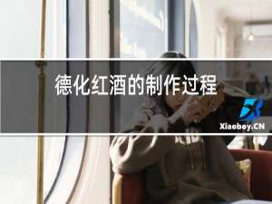 德化红酒的制作过程