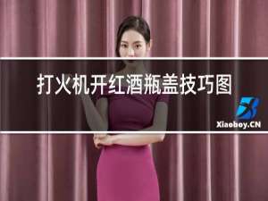打火机开红酒瓶盖技巧图解