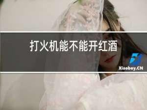 打火机能不能开红酒